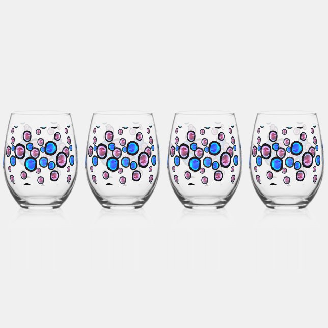 Verre À Vin Sans Pied Pétillant comme  (Gauche)