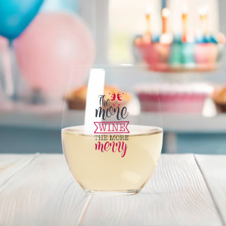 Verre À Vin Sans Pied Plus le vin est abondant