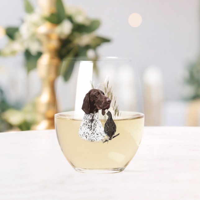 Verre À Vin Sans Pied Pointeurs germains (GSP) (Insitu (Mariage))