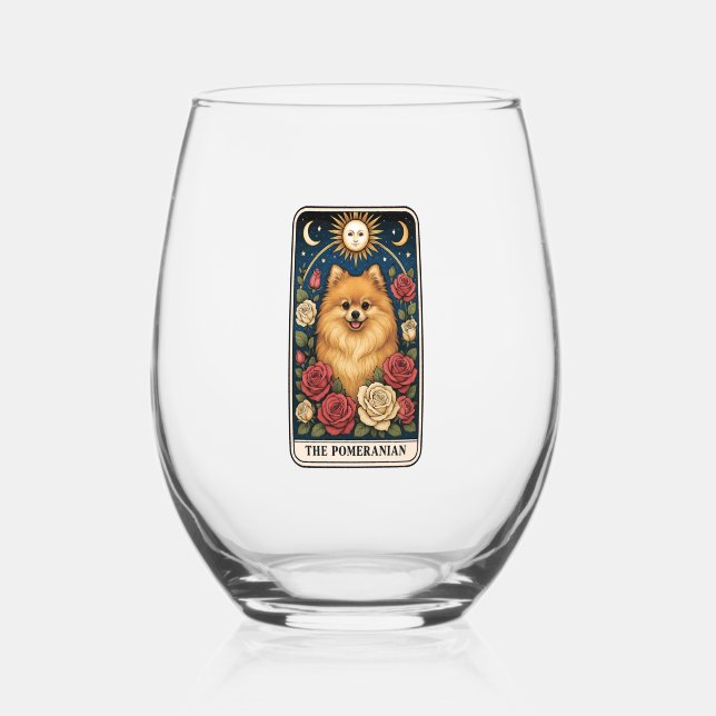 Verre À Vin Sans Pied Poméranien (Recto)