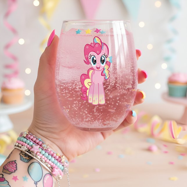 Verre À Vin Sans Pied Poney (Créateur téléchargé)