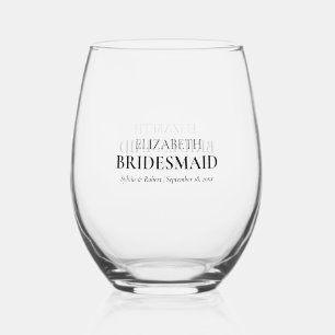 Verre À Vin Sans Pied Porte-monnaie personnalisée Favoris Verre sans pie
