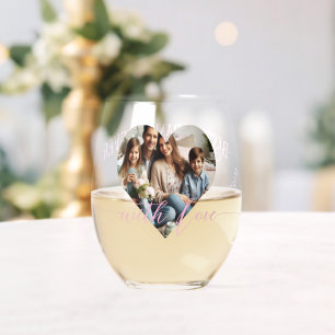 Verre À Vin Sans Pied Première mère en tant que grand-mère Photo perso