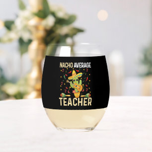 Verre À Vin Sans Pied Prof pas moyen Cinco De Mayo Fiesta mexicaine