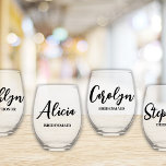 Verre À Vin Sans Pied Proposition de la domestique Script moderne Simple<br><div class="desc">Vous cherchez la meilleure façon de poser la question à vos servantes ? Ne cherchez pas plus loin que nos verres à vin de demoiselle d'honneur personnalisés! Nos lunettes au design simple et minimaliste sont l'ajout parfait à tout cadeau de la femme d'honneur. Ils sont aussi un grand gardien que...</div>