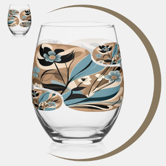 Verre À Vin Sans Pied Qi Balançant la Grâce
