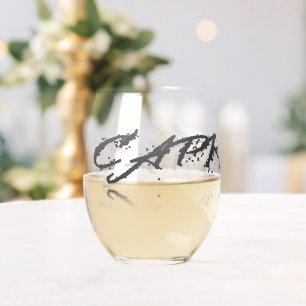 Verre À Vin Sans Pied Reflet du Capricorne
