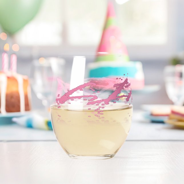 Verre À Vin Sans Pied Réflexion de la Balance (Insitu (Anniversaire))