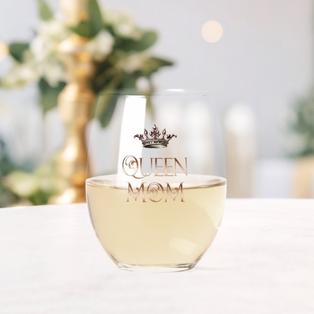 Verre À Vin Sans Pied Reine maman (Insitu (Mariage))