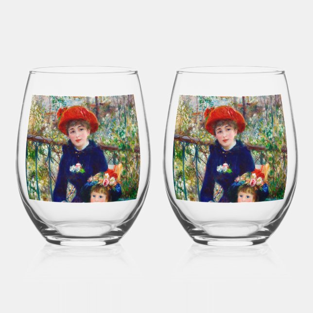 Verre À Vin Sans Pied Renoir's Mother and Child     (Recto)