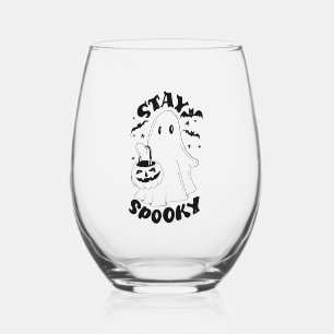 Verre À Vin Sans Pied Restez Éffrayant