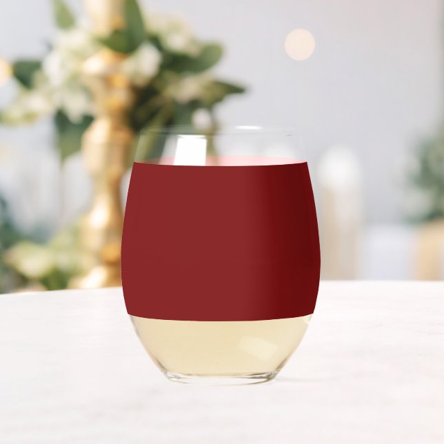 Verre À Vin Sans Pied Rouge Clair de Lune (Insitu (Mariage))