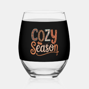 Verre À Vin Sans Pied Saison Cosy Rétro Automne Devenez Cosy Thanksgivin