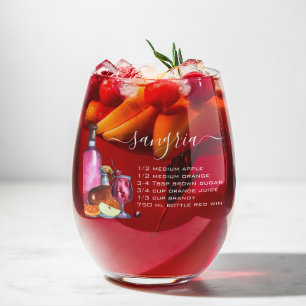 Verre À Vin Sans Pied Sangria Recette
