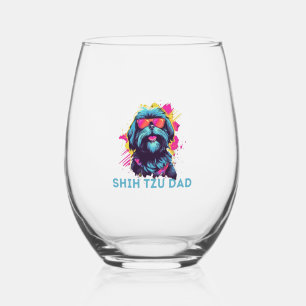 Verre À Vin Sans Pied Shih Tzu Papa