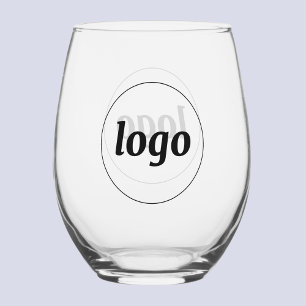 Verre À Vin Sans Pied Simple Logo Entreprise Promotionnelle Marque