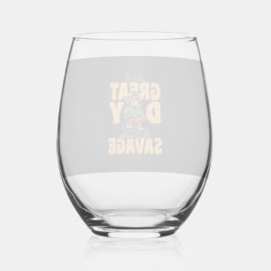 Verre À Vin Sans Pied Skate Dog Great Day Savage