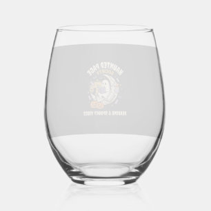 Verre À Vin Sans Pied Soirée de lecture hantée d'Halloween