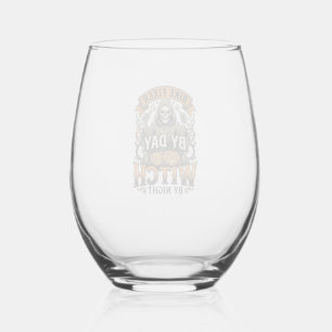 Verre À Vin Sans Pied Sorcière de réparation de vélo vintage Halloween m