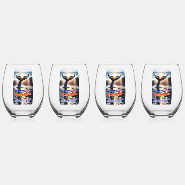 Verre À Vin Sans Pied Source D'Encouragement À L'Humanité (Recto)