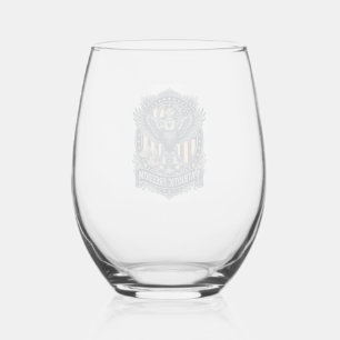 Verre À Vin Sans Pied T-shirt graphique vectoriel d'observateur d'oiseau