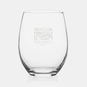 Verre À Vin Sans Pied T-shirt vectoriel vintage de l'entraînement Murph
