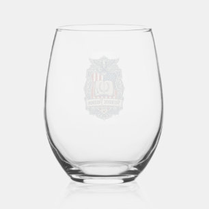 Verre À Vin Sans Pied Tee-shirt graphique vectoriel Club de livre patrio