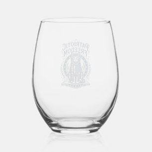 Verre À Vin Sans Pied Tee-shirt graphique vectoriel de chat de grange pa