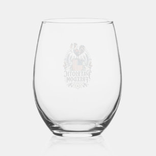 Verre À Vin Sans Pied Tee-shirt graphique vectoriel de gardien de poulet