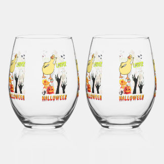 Verre À Vin Sans Pied Vaisselle Bruyante Bar Smashing Boo Zombie Hallowe