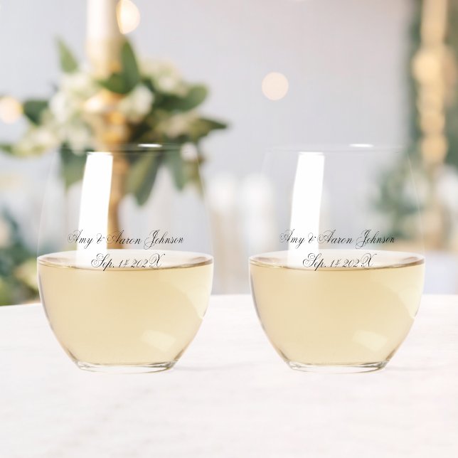 Verre À Vin Sans Pied Vaisselle mariage (Insitu (Mariage))