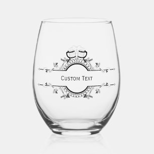 Verre À Vin Sans Pied Verre de vin personnalisé