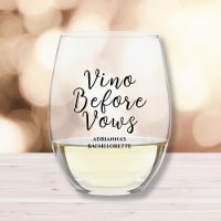 Vino Avant Vows Bachelorte
