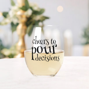 Verre À Vin Sans Pied Vives acclamations pour des décisions à verser