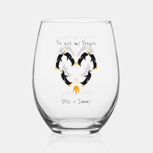 Verre À Vin Sans Pied Vous êtes mon amour pingouin