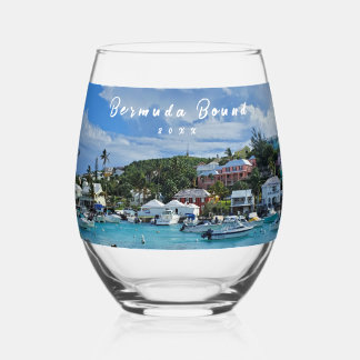 Verre À Vin Sans Pied Voyage Commémoratif Island Life