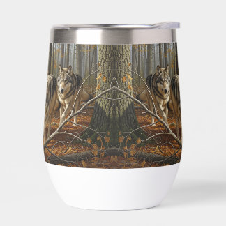 verre à vin thermique sans tige style 1 loup