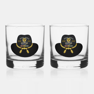 Verre À Whisky 1ère division de cavalerie Vietnam Air Cav