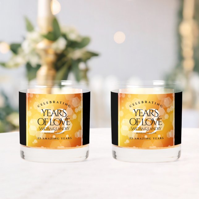 Verre À Whisky 23e anniversaire de Mariage de Topaz impérial (Insitu (Mariage))