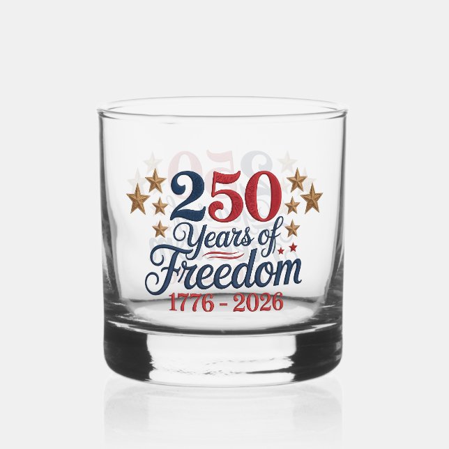 Verre À Whisky 250 Ans de Liberté  (Recto)