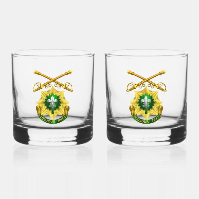 Verre À Whisky 2e Régiment de cavalerie blindée ACR (Recto)