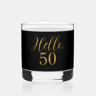 Verre À Whisky 50e anniversaire Black Gold Anniversaire