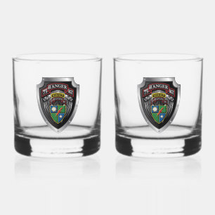 Verre À Whisky 75e Régiment de Rangers 2e Bataille aérienne