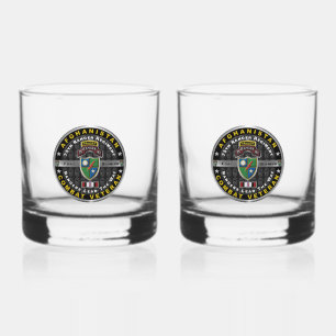 Verre À Whisky 75e Régiment de Rangers Afghanistan Vétéran