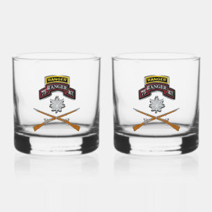 Verre À Whisky 75e régiment de Rangers Lieutenant-colonel LTC