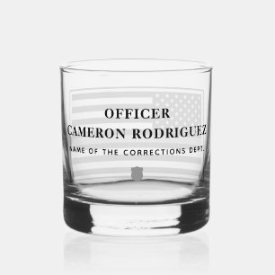 Verre À Whisky Agent correctionnel personnalisé Ligne mince Silve
