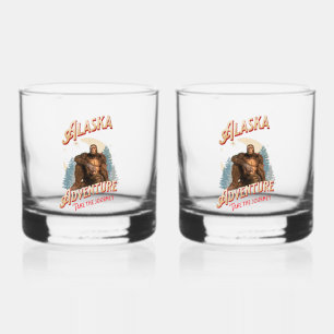 Verre À Whisky Alaska Adventure. Prenez le voyage en Bigfoot