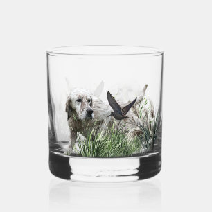 Verre À Whisky Anglais Setter, Chasse à la bécasse