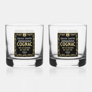 Verre À Whisky Anniversaire Quinquagénaire de Brandy Lover