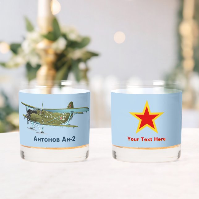 Verre À Whisky Antonov An-2 Biplane soviétique (Insitu (Mariage))